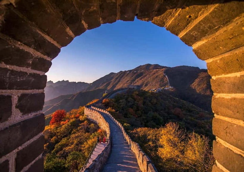 Afternoon Sightseeing Bus Guided Tour to Mutianyu Great Wall - Entering the Mutianyu scenic area