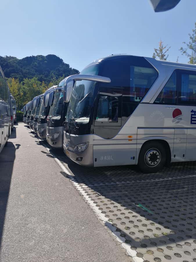 Beijing:Mutianyu Great Wall Bus Tour 7/8/9/10/13/13:30/15:30 - Arriving by bus and getting through the scenic area