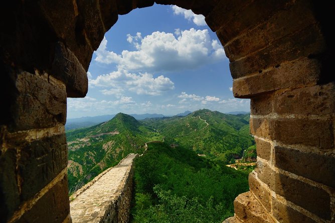 Beijing Mutianyu Great Wall Tour with Night View of Simatai and Gubei Water Town - Simatai after sunset