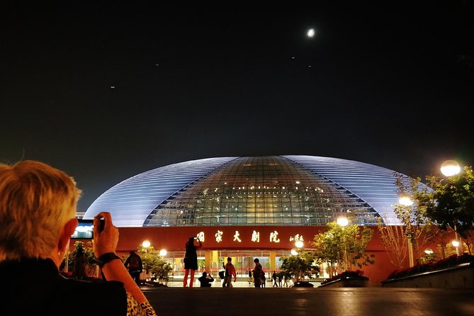 Beijing: Private Layover Tour with Optional Duration - The Egg Building after dark