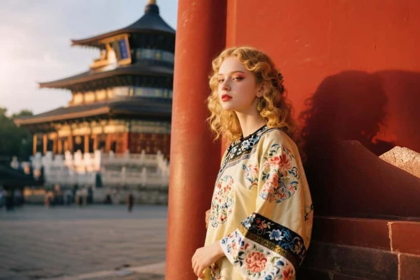 Beijing: Temple of Heaven Hanfu Photography with Ticket - Wanshou Pavilion and the professional photo session
