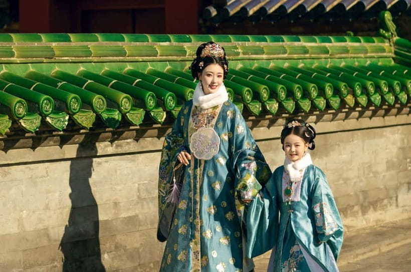 Beijing Traditional Hanfu Experience & Photoshoot for Groups - Hanfu is the attraction, not just the photo prop