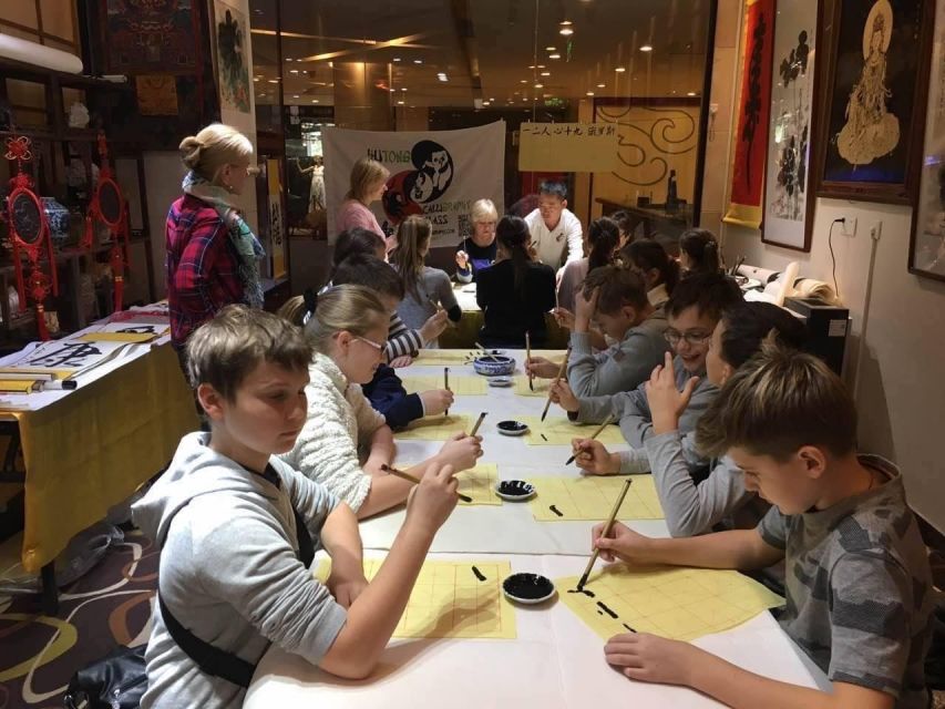 Beijing Wangfujing Calligraphy Class Nearby Forbidden City - Meeting Richard, David, or Master Li