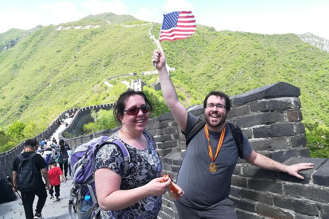 Half-Day Private Tour to Mutianyu Great Wall Including Toboggan - The mountain views and restored defenses