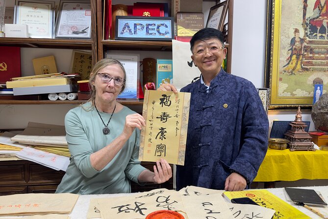 Immerse Yourself:Chinese Calligraphy Experience in Beijing Hutong - Creating Your Own Calligraphic Piece