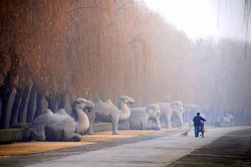 Ming Tombs Private Tour: Sacred Road, Dingling and Changling - The Olympic photo stop adds a modern finish