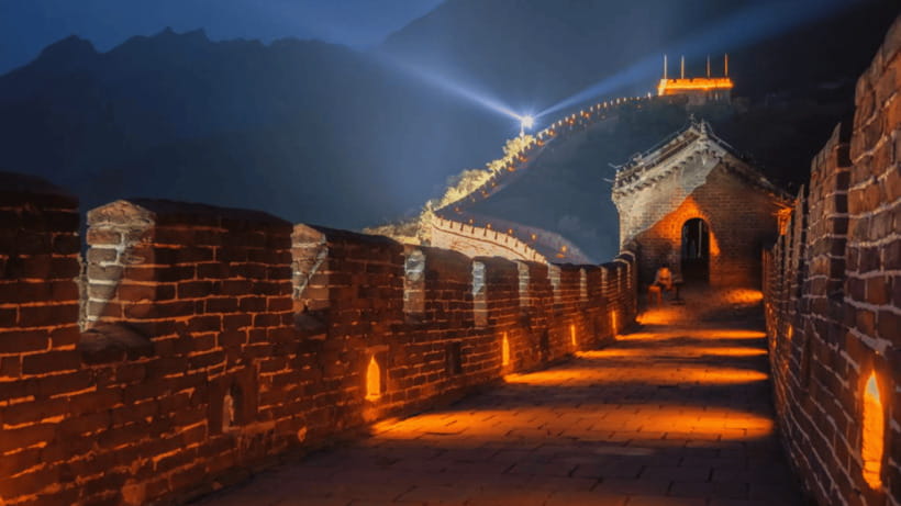 Mutianyu Great Wall Admission Ticket - What your visit looks like from the entrance to the wall