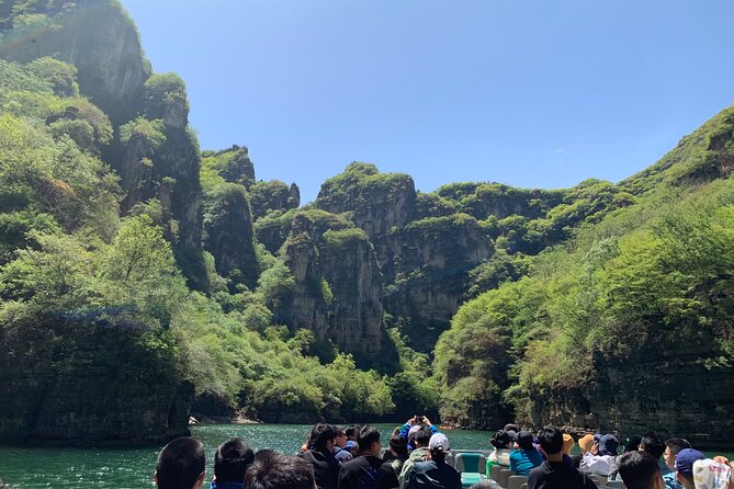 Private Day Tour to Longqing Gorge with Boat Ride and Cable Car from Beijing - Cruising between cliffs and wooded hills