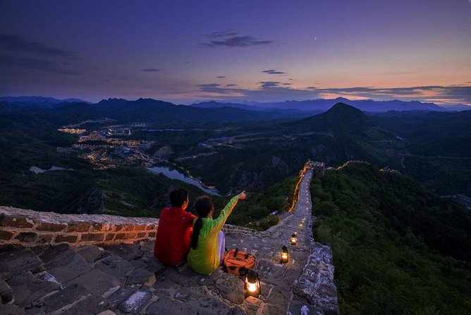 Private Evening Tour to Simatai Great Wall and Gubei Water Town - Simatai after dark: ten open watchtowers