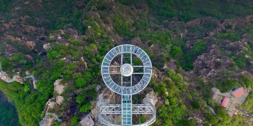 Private Shilinxia Cantilever Viewing Platform Transfer/Tour - Cable car first, mountain path second