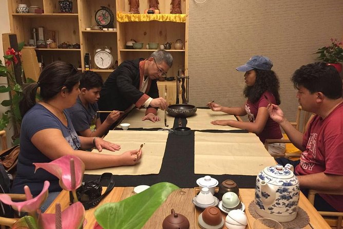 Tai Chi or Kung Fu plus Chinese Calligraphy Learning Class - A rainy day may mean a kung fu studio