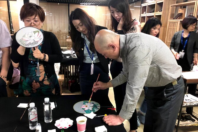 Water Color Class in Beijing - A welcome pause after Beijing sightseeing